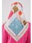Krem Küp Desen Twill Eşarp 4