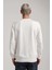 Bisiklet Yaka Siyah Slim Fit Sweatshirt 24FWM60171 4