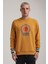 Bisiklet Yaka Ekru Slim Fit Sweatshirt 24FWM60187 1