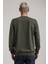 Bisiklet Yaka Lacivert Slim Fit Sweatshirt 24FWM60186 5