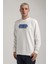 Bisiklet Yaka Lacivert Slim Fit Sweatshirt 24FWM60201 2