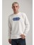 Bisiklet Yaka Lacivert Slim Fit Sweatshirt 24FWM60201 4