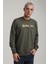 Bisiklet Yaka Lacivert Slim Fit Sweatshirt 24FWM60186 2