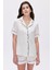 Colorex Ekru Kısa Saten Pijama Takımı 1