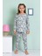 Elmp Gri Koala Desenli %100 Pamuk Kız Çocuk Pijama Takımı 1-13 Yaş 4067 1