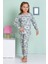 Elmp Gri Koala Desenli %100 Pamuk Kız Çocuk Pijama Takımı 1-13 Yaş 4067 2