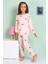 Elmp Pudra Koala Desenli %100 Pamuk Kız Çocuk Pijama Takımı 1-13 Yaş 4063 1