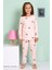 Elmp Pudra Koala Desenli %100 Pamuk Kız Çocuk Pijama Takımı 1-13 Yaş 4063 2