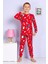 Elmp Yılbaşı Desenli %100 Pamuk Unisex Kız ve Erkek Çocuk Pijama Takımı 1-13 Yaş 4000 2