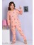 Elmp Somon Baykuş Desenli %100 Pamuk Kız Çocuk Pijama Takımı 1-13 Yaş 4062 1