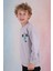 Black Slaob 2ip Erkek Çocuk Sweatshirt Gri 7-16 Yaş DEFNE033-G 3
