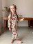 Isob Bej Minnie Mause Desenli Fitilli Kumaş %100 Pamuk Kız Çocuk Pijama Takımı 3-8 Yaş 31219-B 1