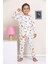 Elmp Ekru Helikopter Desenli Fitilli Kumaş %100 Pamuk Erkek Çocuk Pijama Takımı 1-13 Yaş 3051 2