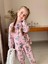 Isob Pembe Bluey Desenli Fitilli Kumaş %100 Pamuk Kız Çocuk Pijama Takımı 3-8 Yaş 31221-P 2