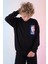 Black Nba 2ip Erkek Çocuk Sweatshirt Siyah 7-16 Yaş DEFNE03-S 1
