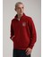 Dik Yaka Bordo Slim Fit Sweatshirt 24FWM60198 3