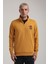Dik Yaka Hardal Slim Fit Sweatshirt 24FWM60198 1