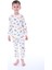 Isob Ekru Araba Desenli %100 Pamuk Erkek Çocuk Pijama Takımı 3-8 Yaş 32218-E 1