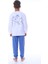 Isob Beyaz Atv Desenli %100 Pamuk Erkek Çocuk Pijama Takımı 8-13 Yaş 36203-B 2