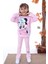 Pjk2i Minnie Desenli Pembe Fitilli Taytlı 2 Ip %100 Pamuk Kız Çocuk Takımı 3-10 Yaş 7259-P 1