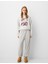 Gri 98 Cherries Baskılı Main Charactery Enegy Only Yazılı Kapüşonlu Oversize Hoodie 3