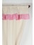 Naturel Perde Farbalı Vintagr Çift Kanat Pembe 170X185 cm 3