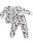 *elmp Otobüs Desen %100 Pamuk Erkek Çocuk Pijama Takımı 1-9 Yaş 3004 2