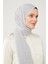 A.Gümüş Jakarlı Puzzle Desen Elegance Şal 2