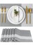 6 Adet Pvc Masaüstü Serisi Iç/dış Mekan Dokuma Yuvarlak Placemats Seti, 13.75 Inç (Yurt Dışından) 2