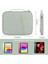 9-11 Inç Tablet Taşınabilir Çanta, Pedli Koruyucu Seyahat Çantası iPad Pro 11, iPad 10.9 (10. Nesil), iPad Air (5/4. Nesil), Galaxy Tab S9/s8 (Mint Green-11) (Yurt Dışından) 5