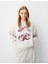 Gri Çocuk 98 Cherries Baskılı Main Charactery Enegy Only Yazılı Kapüşonlu Oversize Hoodie 1