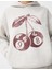 Gri Çocuk 98 Cherries Baskılı Main Charactery Enegy Only Yazılı Kapüşonlu Oversize Hoodie 5