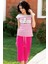 Şahinler Kadın Yazlık Baskılı Pijama 21511 1