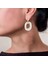 Küpe Akrilik Alaşım Geometrik Dangle Kabuk Küpe Bayan Vintage Sweety Oval Şekilli Pendientes Altın (Yurt Dışından) 2