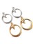 Geometrik Boho Trendy Dangle Küpe El Yapımı Takı Metal Kristal Damla Küpe Kadın (Altın) (Yurt Dışından) 4