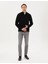 Erkek Siyah Regular Fit Sweatshirt 50296505-VR046 4
