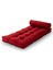 Sofa Buklet Kapitoneli Yer-Sedir Minderi Kırmızı 4