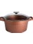 Granit Master 7 Prç Gold Rose Döküm Set (TENCERE20 24/K.YARIK26/TAVA26) 2