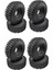 8 Adet 120MM 1.9 Kauçuk Kayalar Lastikler Tekerlek Lastikleri 1/10 Rc Kaya Paleti Eksenel SCX10 90046 AXI03007 Trx4 D90 (Yurt Dışından) 1