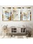Soyut Desen Gold Pleksi Kenar Mdf Tablo 1