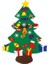Adet Noel Tatil Hediyesi Keçe Kumaş Noel Çıkartmaları Şeker Geyik (Yurt Dışından) 3