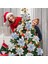 20 Adet 14,5 cm Simli Yapay Noel Çiçekleri, C (Yurt Dışından) 4