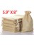 25 Adet 5.9 Inç x 8 Inç Jüt Bağcıklı Keten Çuval Bezi Çanta (Yurt Dışından) 3