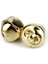 Noel Dekorasyonu Için Metal Jingle Bells 100 Adet 10MM Altın (Yurt Dışından) 2