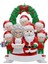 Noel Baba 7 Kişilik Aile, Noel Ağacı Süsü - Noel Baba Kış Hediyesi (Yurt Dışından) 1