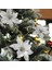 50 Paket Simli Atatürk Çiçeği Noel Ağacı Süsleri (Gümüş) (Yurt Dışından) 3