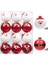 12'li Paket Noel Topları, 60 mm Noel Boyalı Kırılmaz Tatil (Yurt Dışından) 2