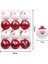12'li Paket Noel Topları, 60 mm Noel Boyalı Kırılmaz Tatil (Yurt Dışından) 3