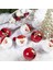 12'li Paket Noel Topları, 60 mm Noel Boyalı Kırılmaz Tatil (Yurt Dışından) 4
