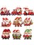 18 Adet Noel Ahşap Kolye Noel Ağacı Asılı Oranment B (Yurt Dışından) 5